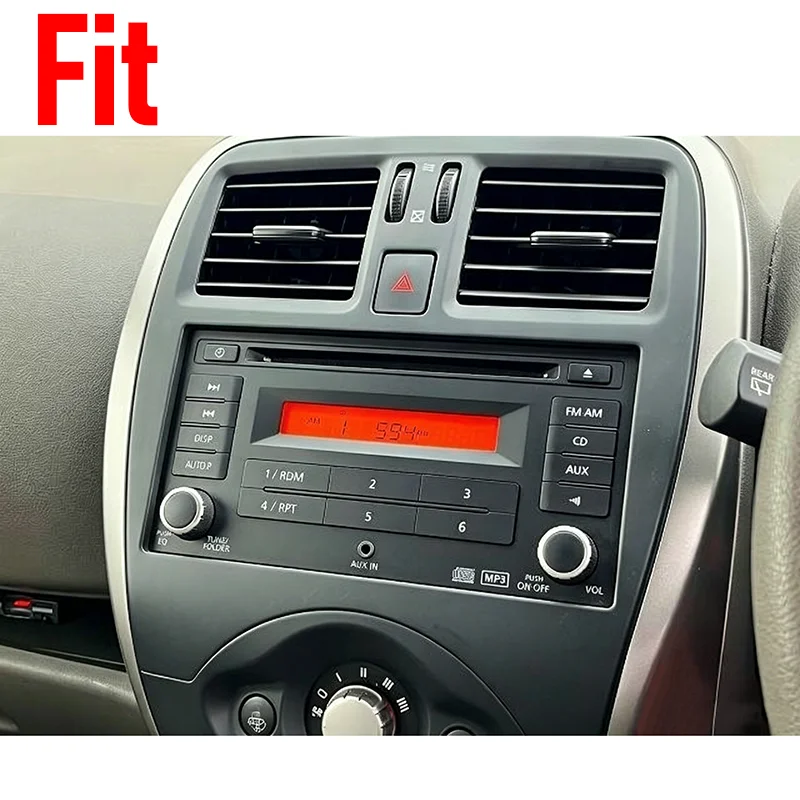 

7" 4+64GB For Nissan March 2014-2024 Car Radio Wireless Carplay Android Auto GPS Navi FM BT Head Unit Plug & Play
