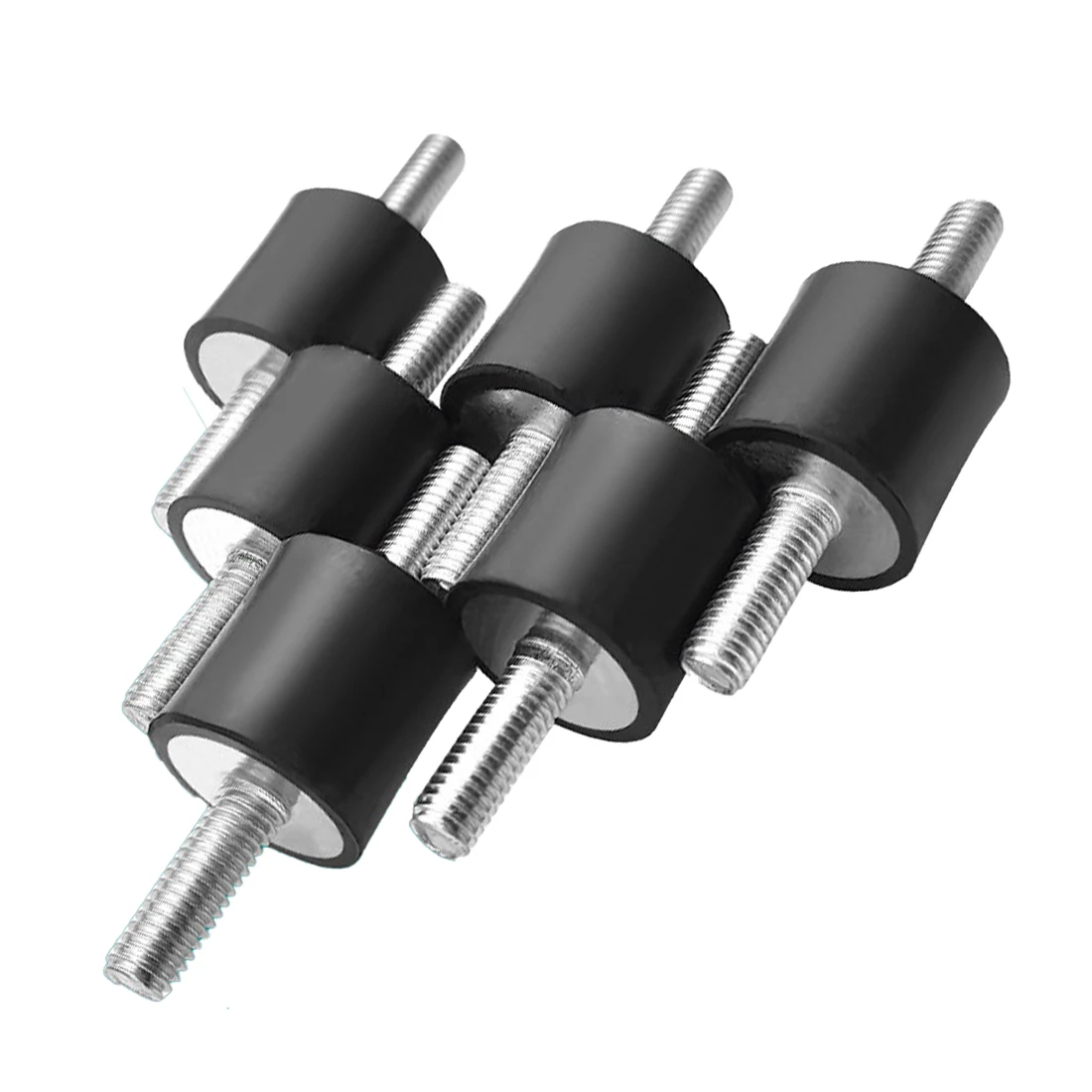 1Pcs Male-Male Thread M3 M4 M5 M6 M8 ~M20 Shock Absorbers VV-Type Rubber Mount Anti Vibration Dia