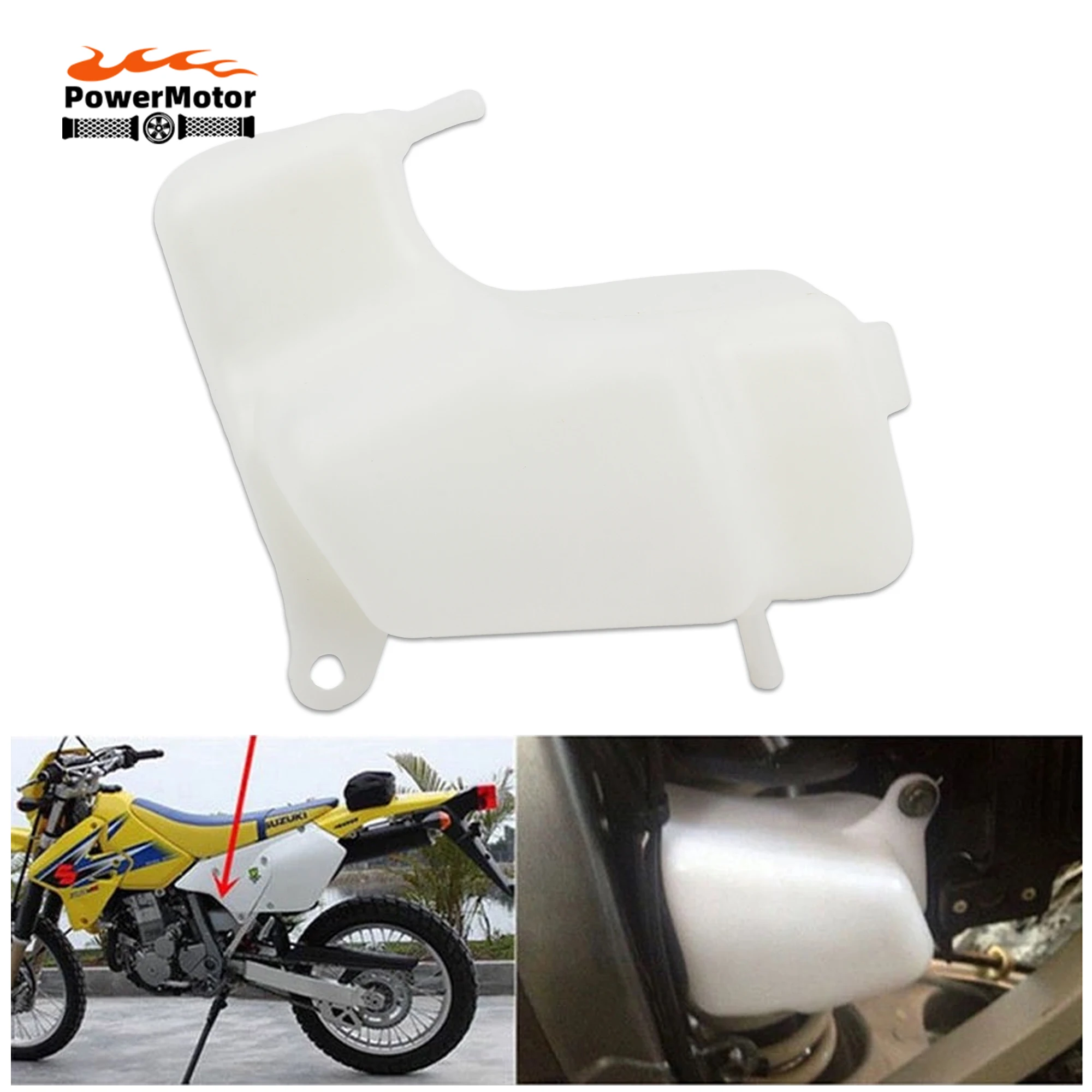 Motorcycle Water Coolant Over Flow Bottle ABS Reservoir Tank Radiator For Suzuki DRZ400 DRZ400E DRZ400S DRZ 400SM Motocross
