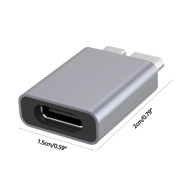 Micro B USB C 3.0 Male to Type C Female Adapter Type-C USB3.0 Micro B Connector for External Hard Drive Disk HDD Cable