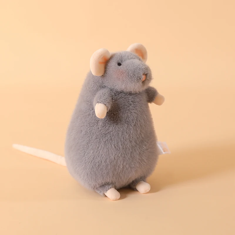 15/21CM Niedliche Fancy-Ratten-Plüschtiere Weiche Stofftier-Puppe Plüsch-Maus-Anhänger Schlüsselanhänger Lustige Geschenke – Detail 1