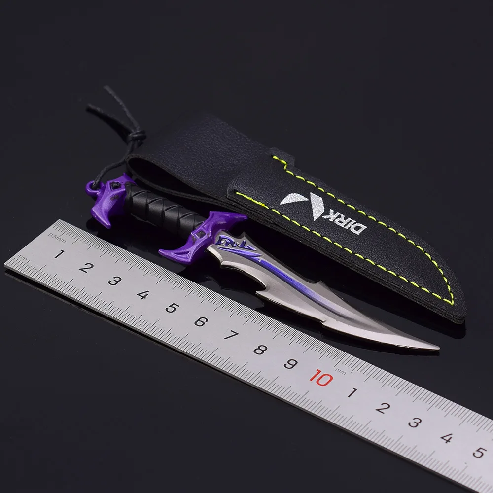 Valorant Weapon Reaver 2.0 Knife Melee 12cm Game Peripheral Metal New Mini Weapon Model Uncut Blade Sword Gifts Toys for Boys