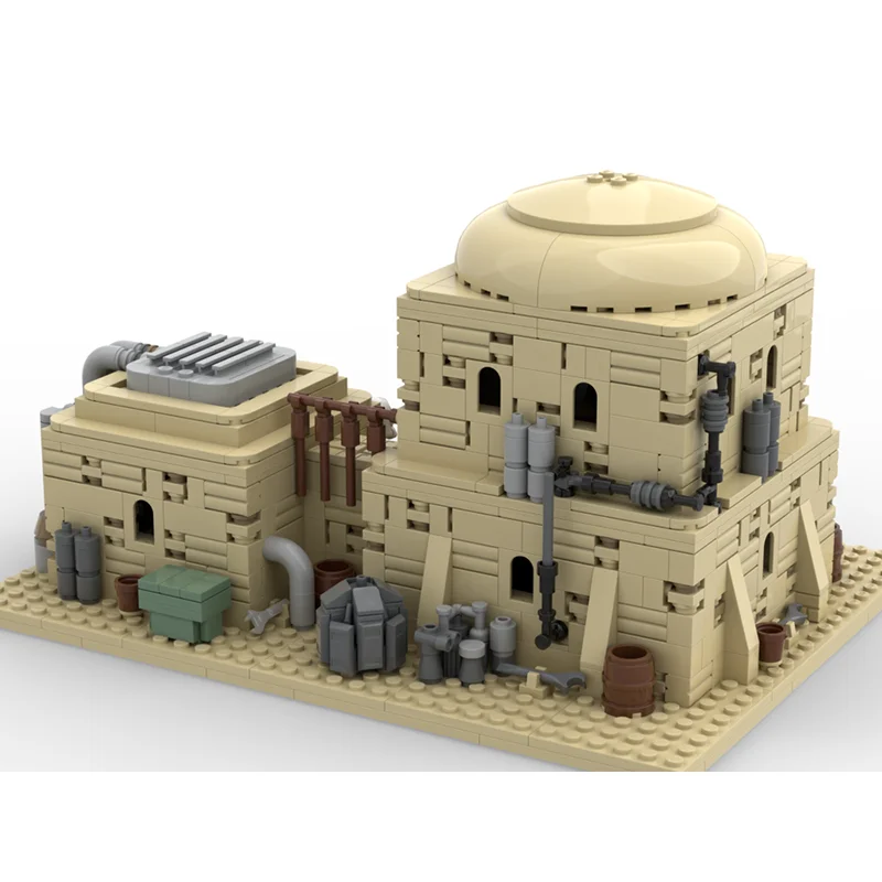 Moc Building Blocks Tatooine Desert House Model Technology Bricks Star Movie Series Model Holiday Toy DIY Assembly Gifts