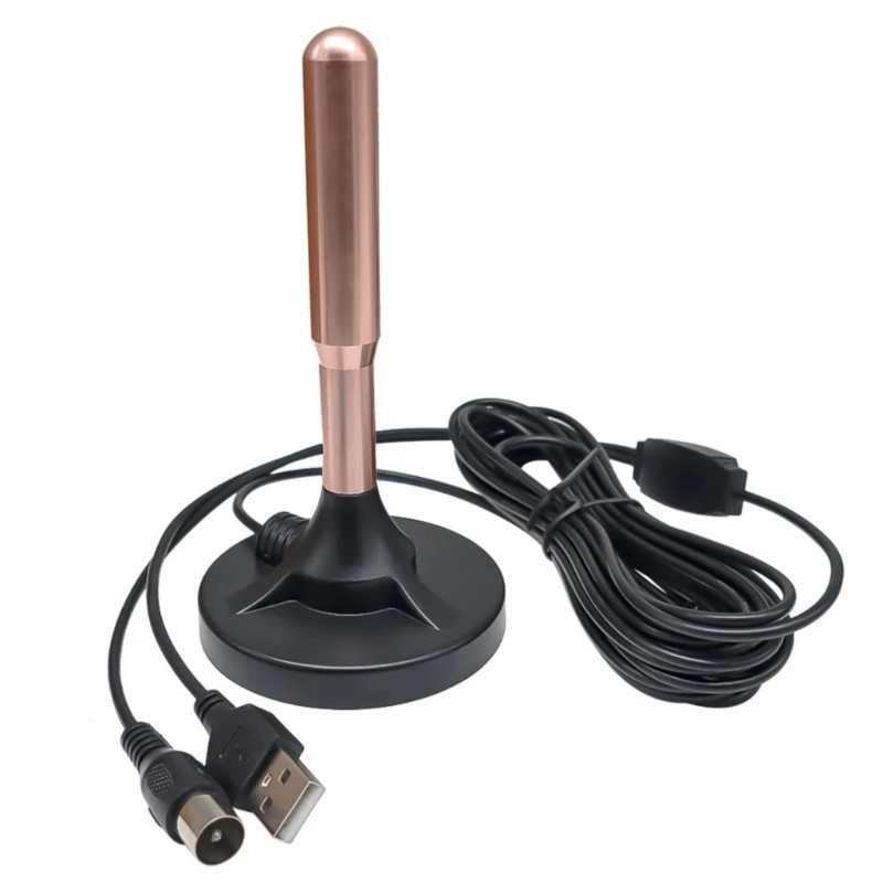 USB 튜너용 HDTV 안테나/DVB 실내/실외 사용(16피트 동축 케이블 및 마그네틱 베이스 포함)