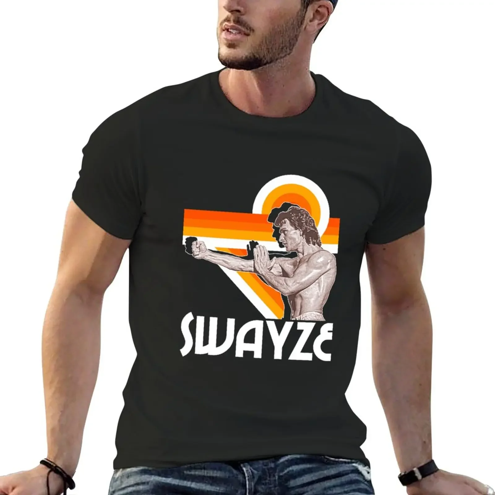 Swayze Roadhouse Art Gift T-Shirt cute clothes heavyweights black t shirts for men