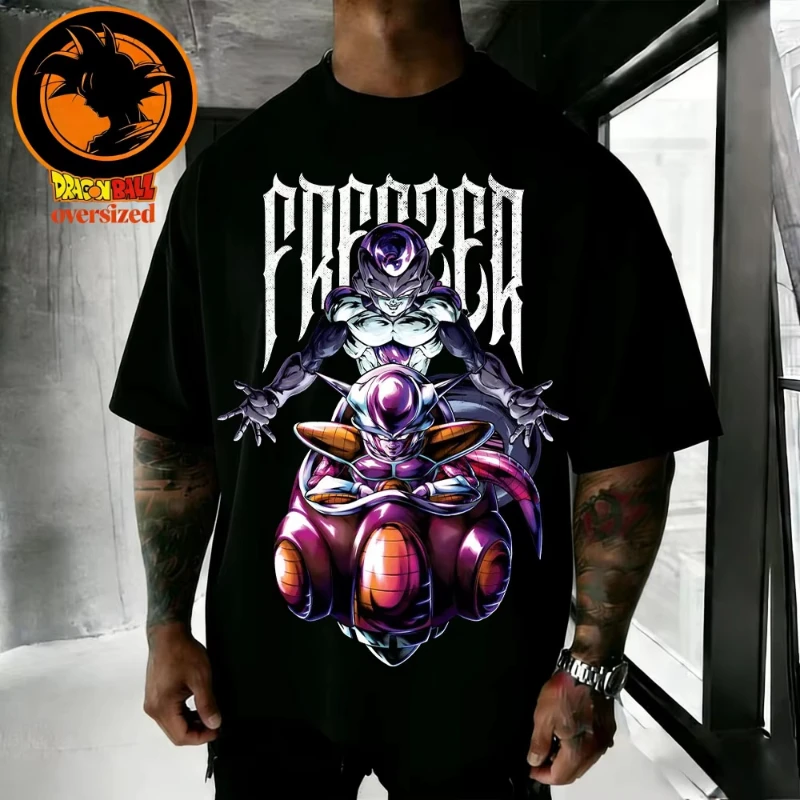 

Летняя футболка унисекс 2026 года с принтом Majin Buu, высококачественная, из чистого хлопка, оверсайз, для мужчин и детей, в стиле ретро Dragon Ball