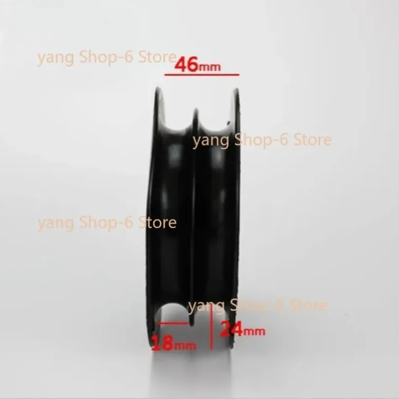 For Forklift Accessories Heli Hangzhou Longgong Mast Side Shift Roller Guide Wheel/Tubing Pulley-Double Groove #20x46X450mm