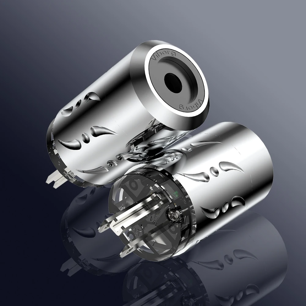 

Viborg VM512R + VF512R Высококачественная вилка HiFi из чистой меди с родиевым покрытием, США, разъем питания, разъем IEC