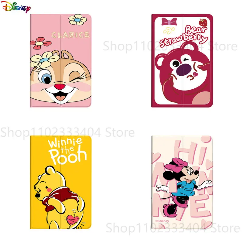 Disney Mickey Minnie Stitch Lotso Donald Duck Daisy Tablet Case For iPad Samsung T225 T500 X205 10.5in Huawei Protective Cover