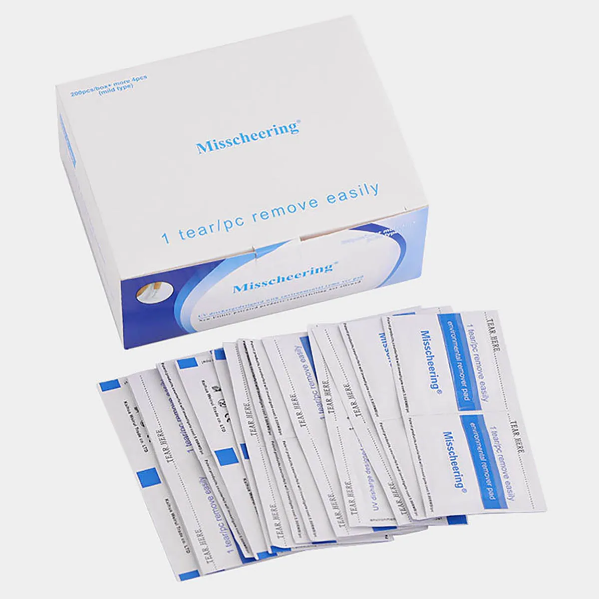 50/100/200개 네일 아트 클리너 젤 폴리쉬 리무버 물티슈 종이 패드 매니큐어 클렌저 네일 아트 UV 젤 리무버 도구 세트