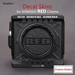 Red Komodo 6k Decal Skin for RED KOMODO 6K Camera Skins Protector Warp Cover Film Sticker Anti Scratch Court Wraps Cover Cases