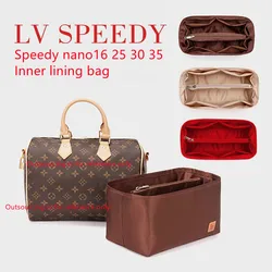 For Speedy nano16 20 25 30 35 Insert Bag Women Insert Organizer with pockets for Cosmetics Makeup Bag Organizers