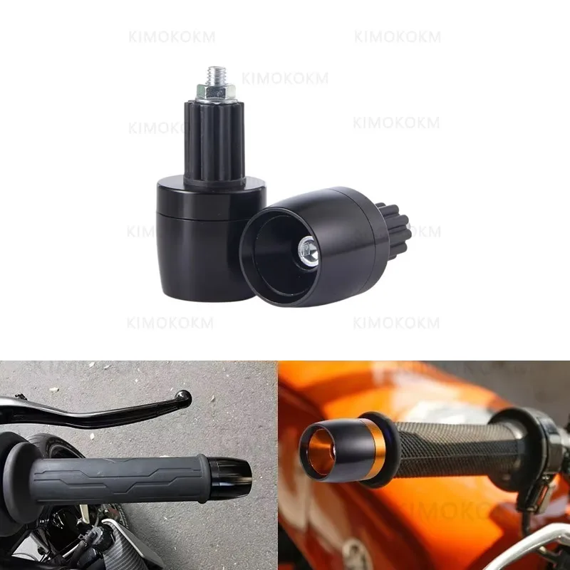 Motorcycle Modification Handlebar Plug Aluminum Alloy Handlebar Plug Electric Bike Balance Head Faucet Handlebar Plug Ball Head