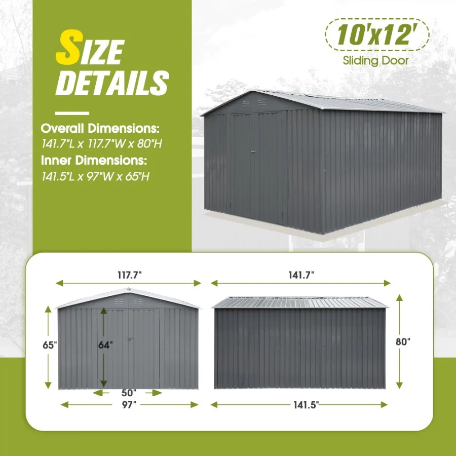 10' X 12' Steel Out… - image