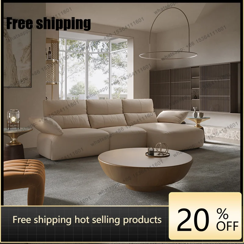 Factory DirectSimple Modern Light Luxury Home Living Room Designer Creative Round Solid Wood Bronze Craft Coffee Table