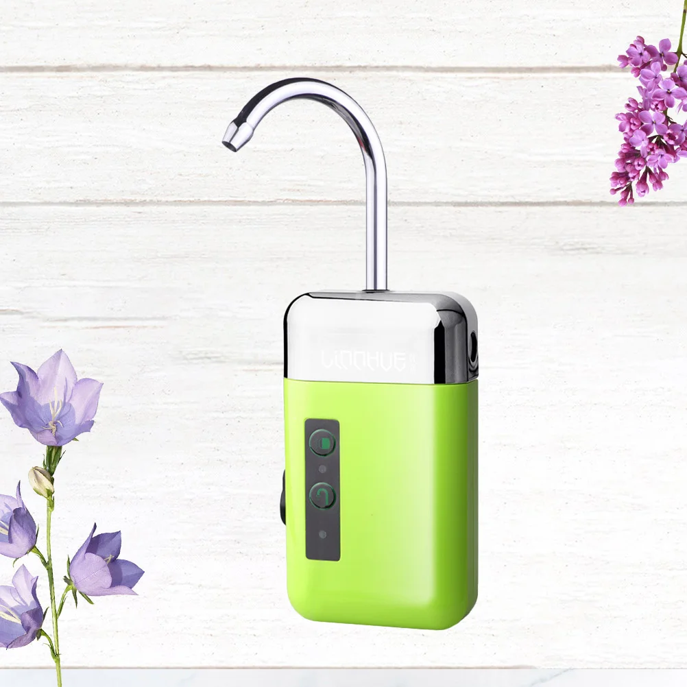 

USB Rechargeable Fish Tank Oxygen Pump Green Dual-Use Quiet 40db Air and Water Pump Hydroponic Oxygen Dispenser for Indoor