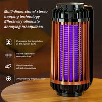 Wall Hanging Rechargeable Portable LED Mosquito Killing Lamp Outdoor Indoor Camping Light Insect Killer Bug Zapper Qiuet Design