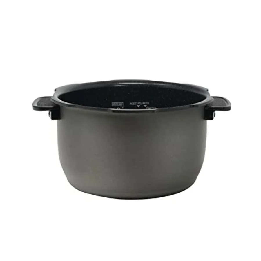 

Replacement Inner Pot for Rice Cooker CRP-ST0609F 6L Stainless Steel Silver Non-Stick Durable and Easy to Clean