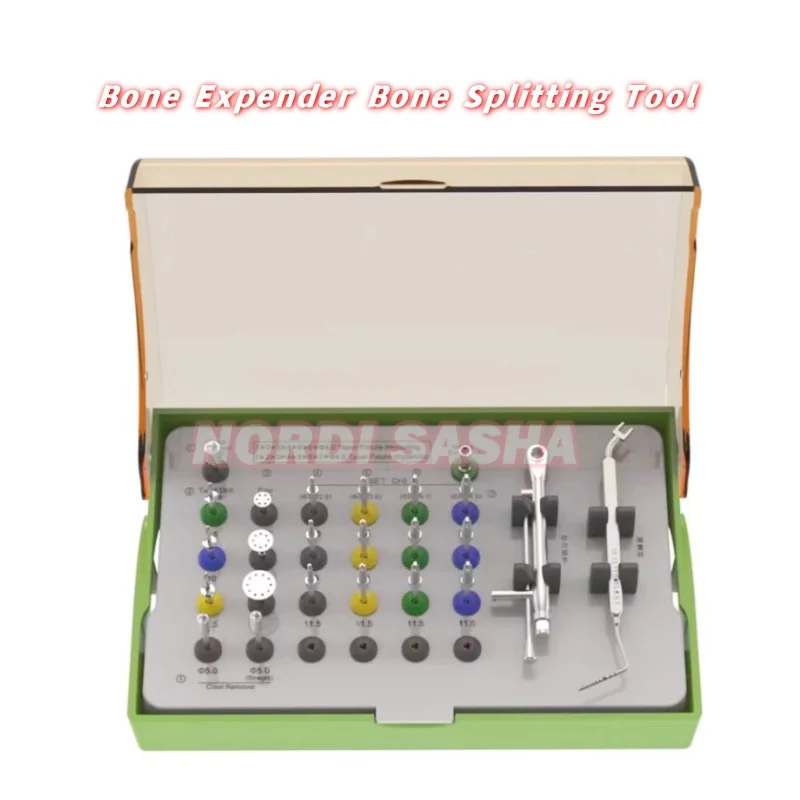 1 Set Bone Compression Kit Dental Implant Bone Splitting Tool Set Dental Implant Surgical Sinus Lift Expander Screw Kit