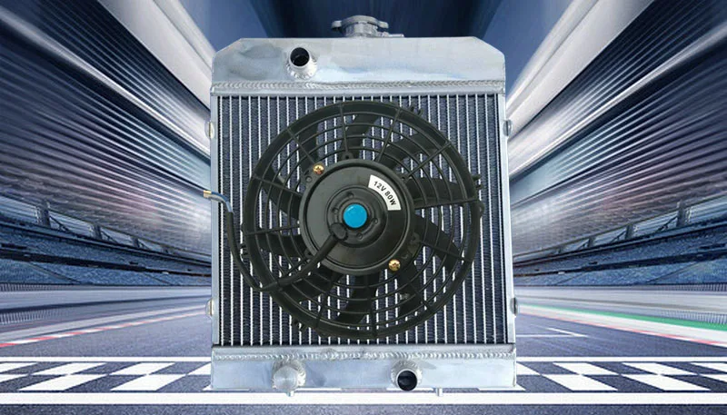 FOR ARCTIC CAT 700 /550/450/ PROWLER HDX/XTX 700 2008-2012 Aluminum Radiator + FAN 2011 2009 08 09 10 11