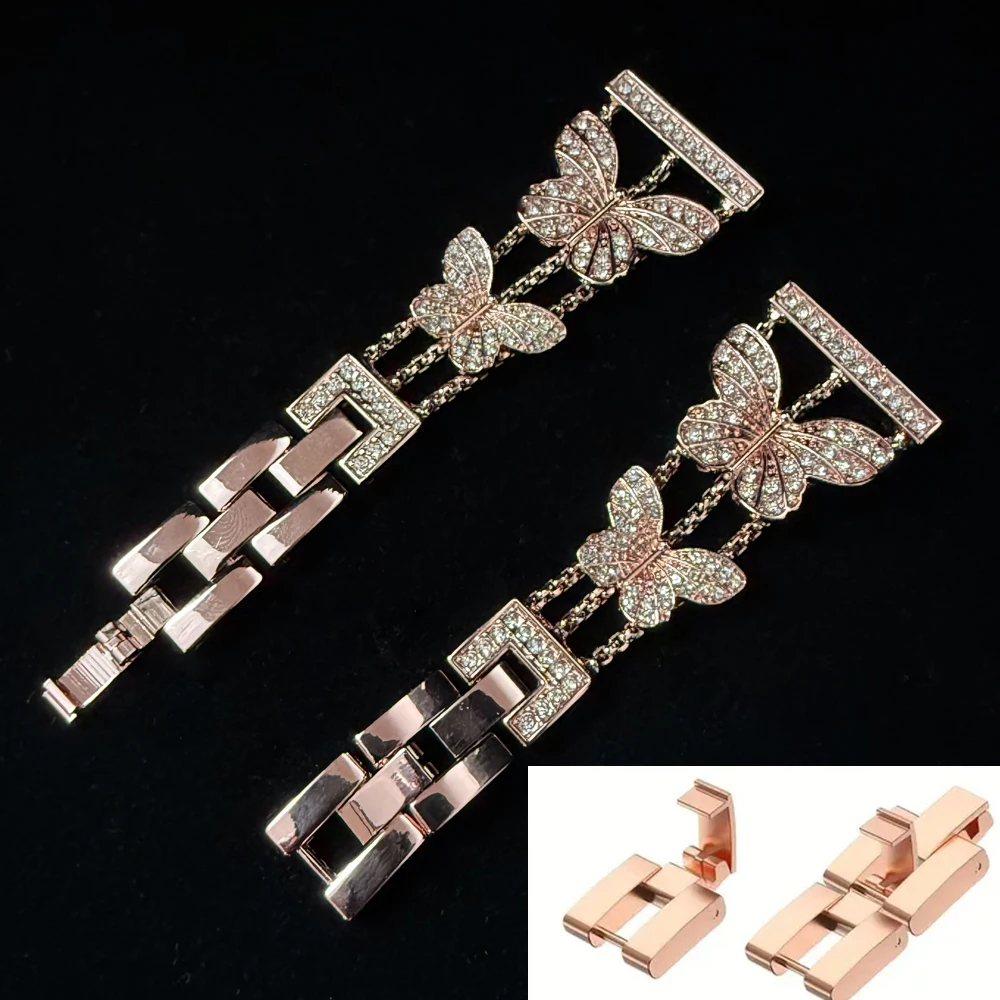 22mm 20mm bling strap for samsung galaxy watch 7/6/5/4/5pro classic 47mm 43mm 44mm 40mm 46mm 42mm band huawei watch GT 5/4/3 pro