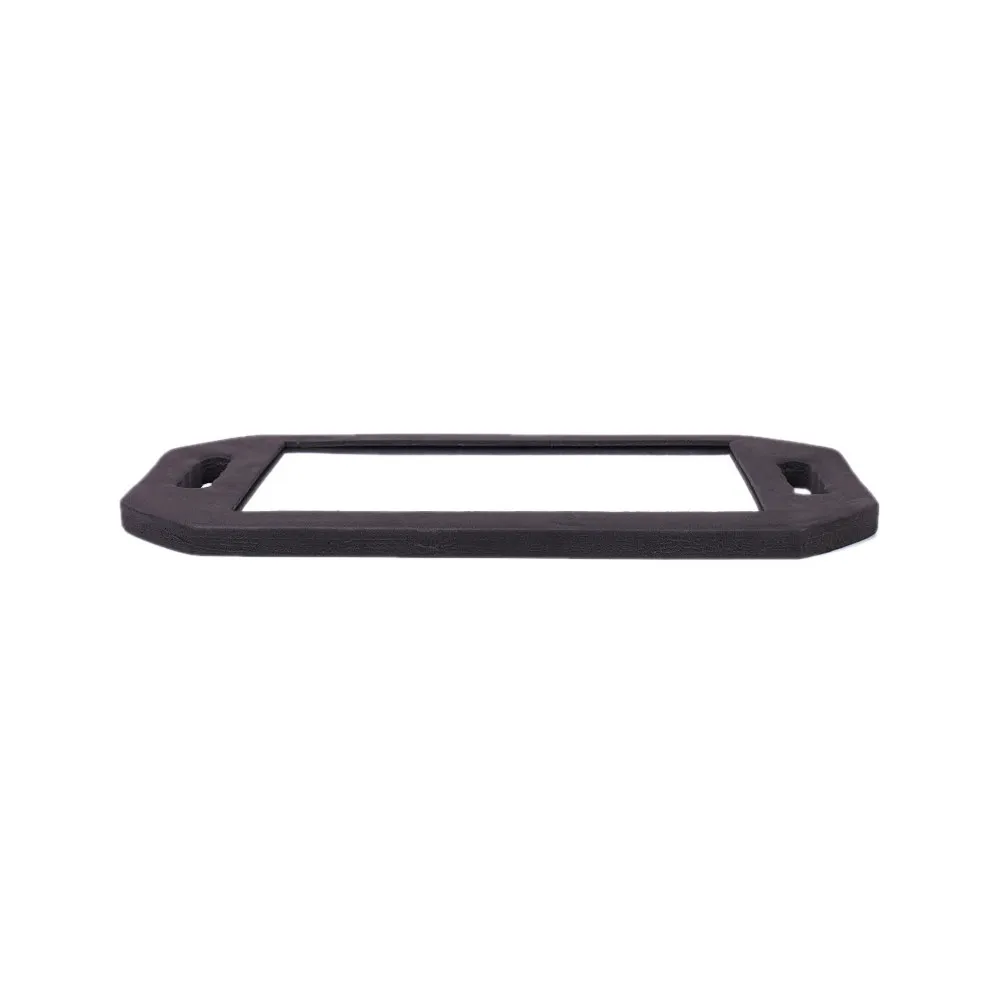 Square Makeup Mirror Black Single-Sided Handheld Mirror Creative Design Portable Makeup Accessory Travel Use Beauty Enhancer