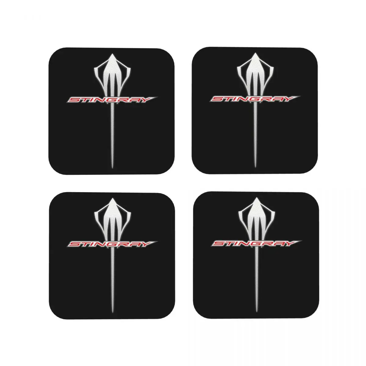

Новые подставки с логотипом Stingray, кухонные салфетки, нескользящие изоляционные коврики для чашек, кофейные коврики для декора, домашняя посуда, подушечки, набор из 4 шт.
