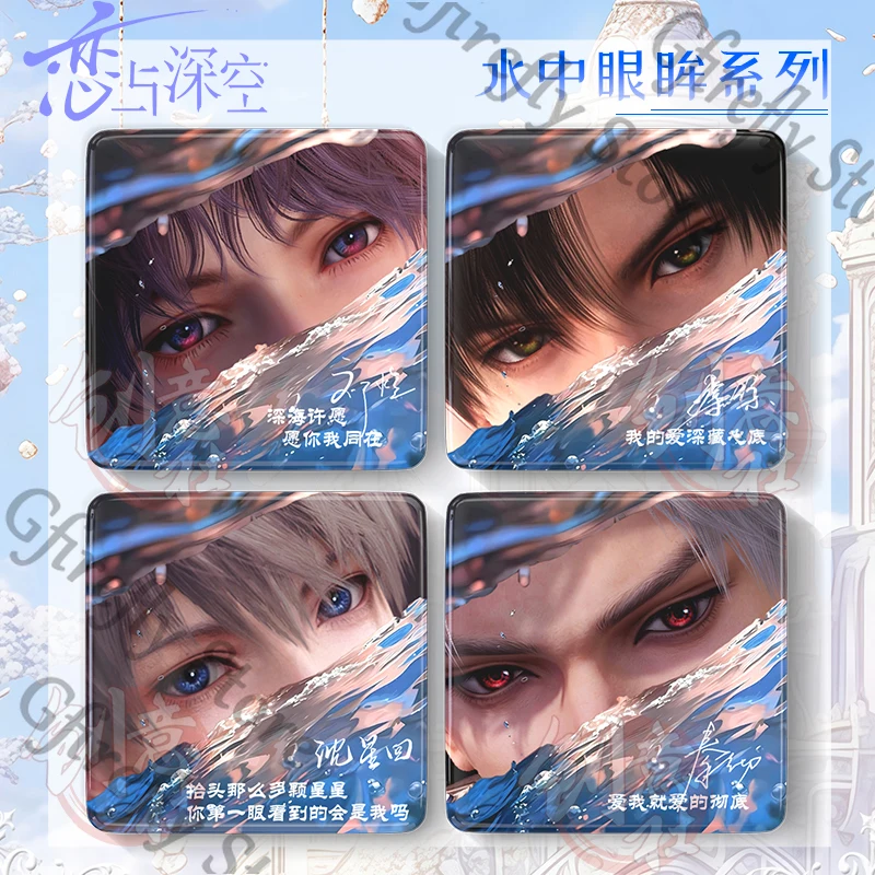 

Fridge Magnet Rafayel Love and Deepspace Xavier Anime Refrigerator Square Zayne Decorative Wall Show Garniture Sylus Gift