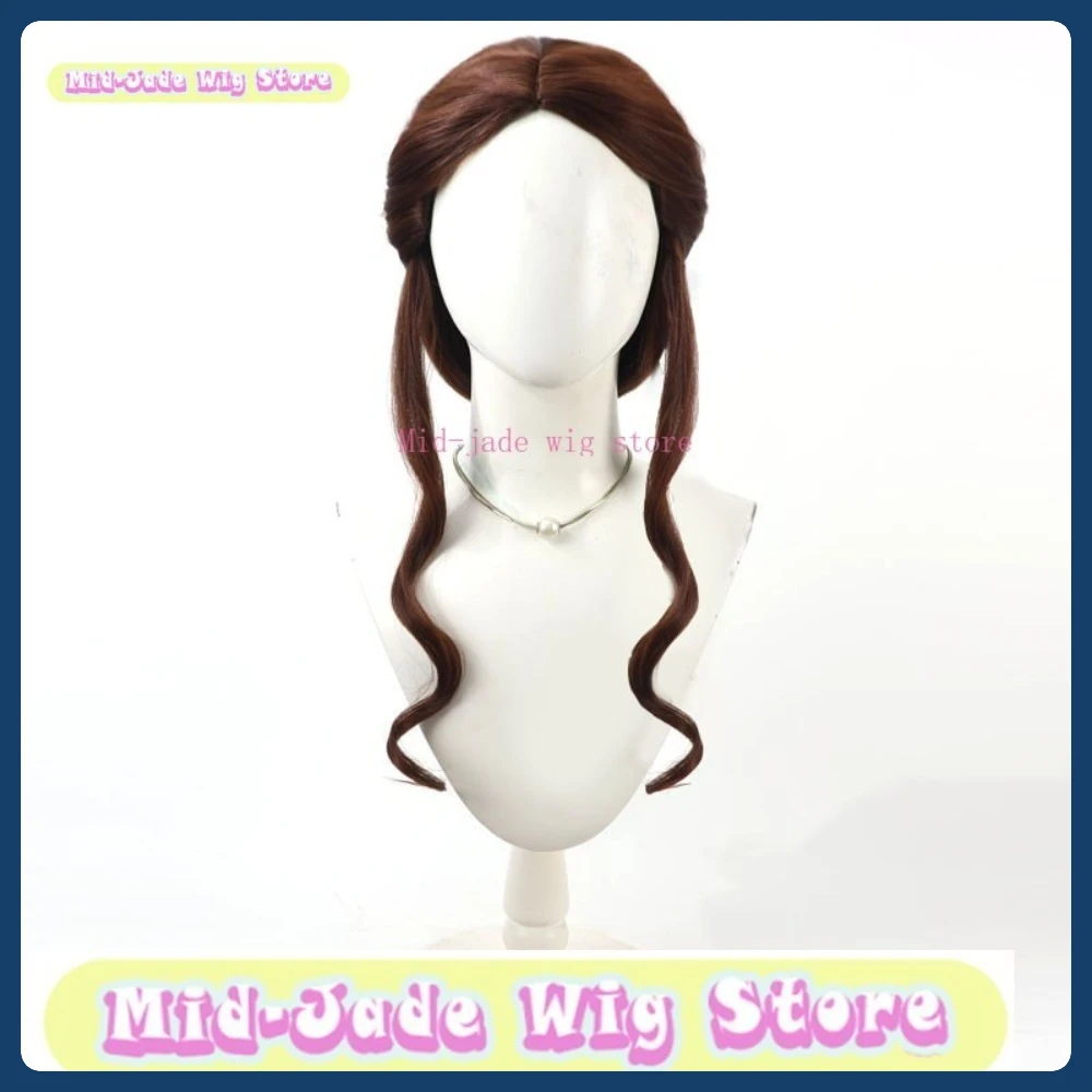 Meados de jade peruca loja rogaston menina cosplay peruca halloween rpg simulação cabelo sintético festa prop