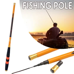 Carbon Fiber Telescopic Fishing Rod Hard Lightweight Fishing Pole For Stream Freshwater