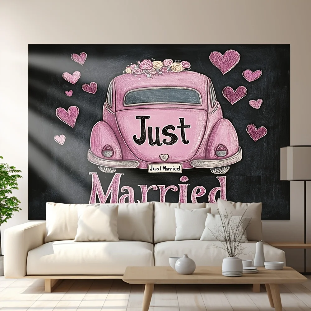 Unique Art Deco Wedding Banner - 