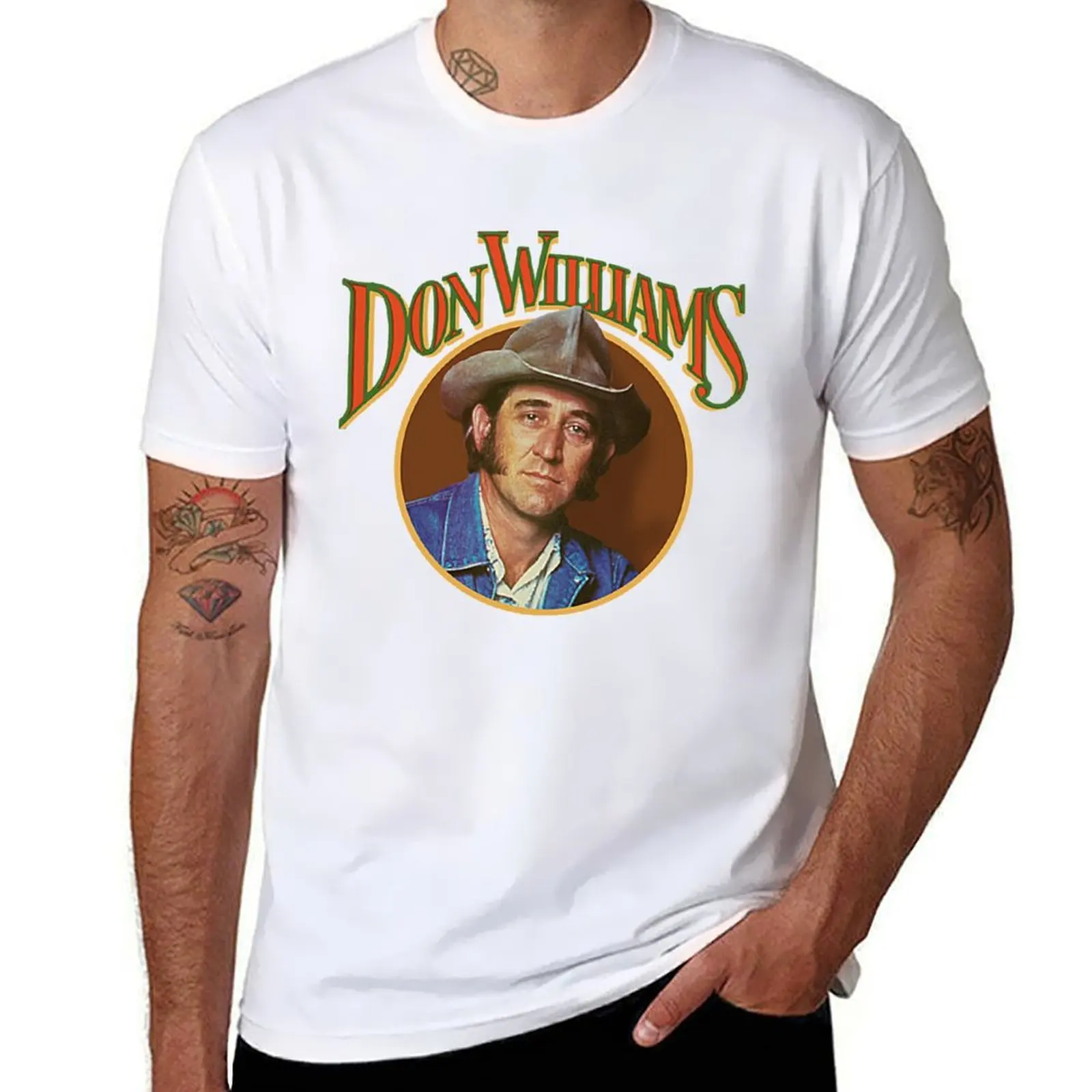

Don Williams T-Shirt man t shirt designer t shirts for man pack cotton T-Shirt