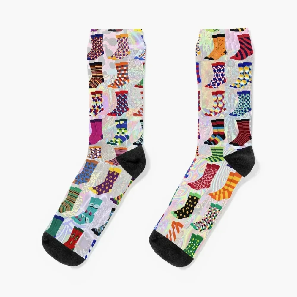 

FASHION loose Socks floral man Novelties designer brand Socks Men's Women's