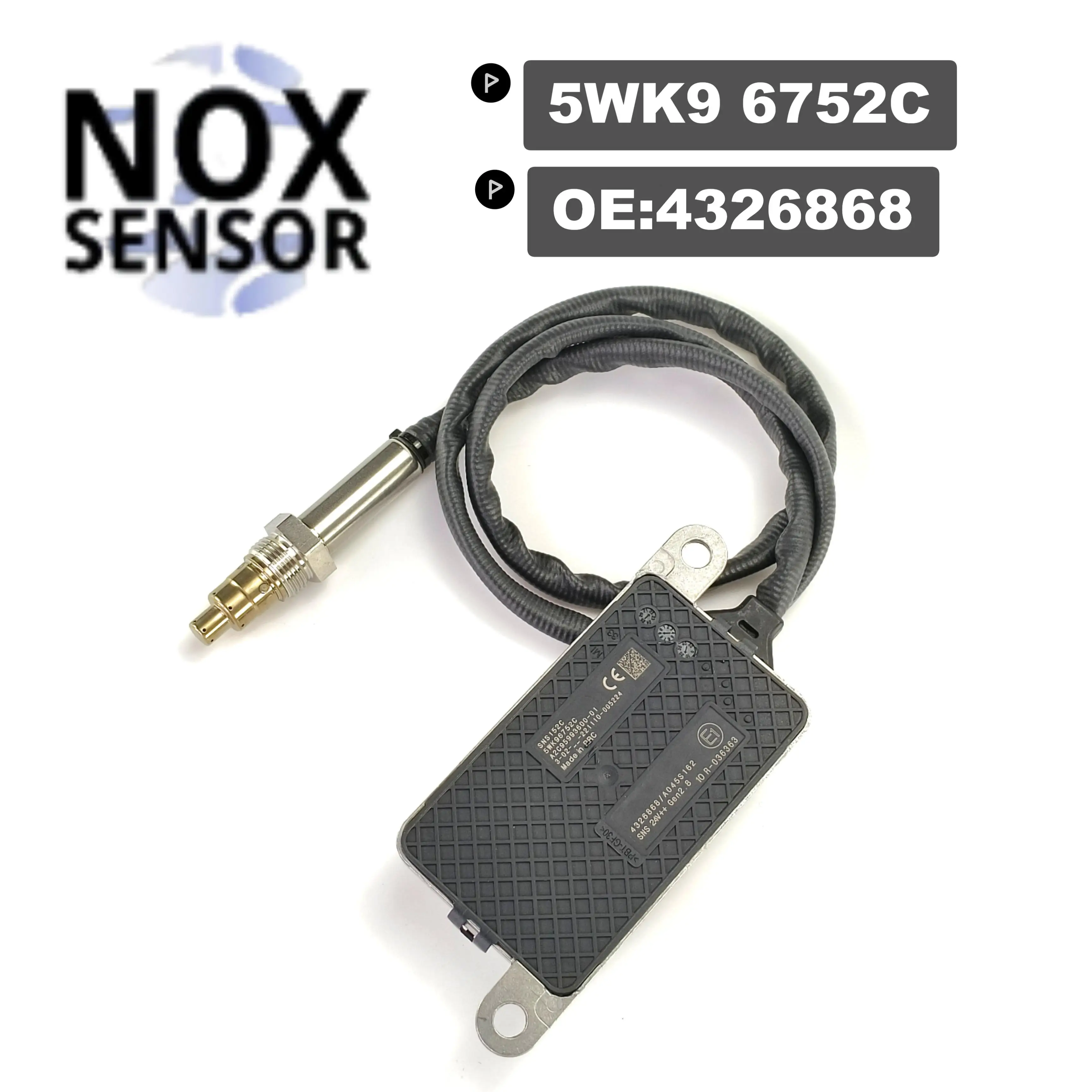 

5WK9 6752C 4326868 5WK96752C 4326472 1928760 1953530 Nitrogen Oxygen Sensor For Cummins Engine Truck Parts For DAF XF Euro 6