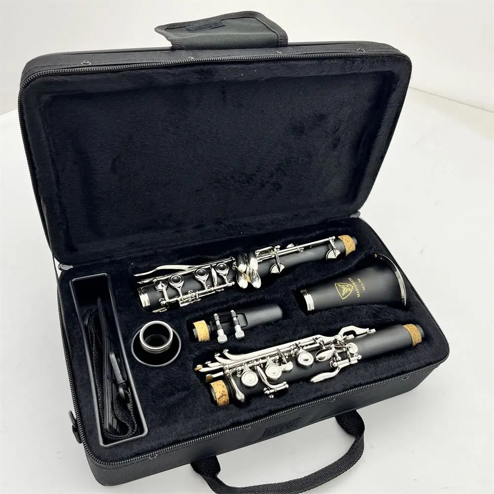 

MARGEWATE MCL-300 B Flat Clarinet Bakelite Wood Playing Musical Instruments Clarinet with Accessories