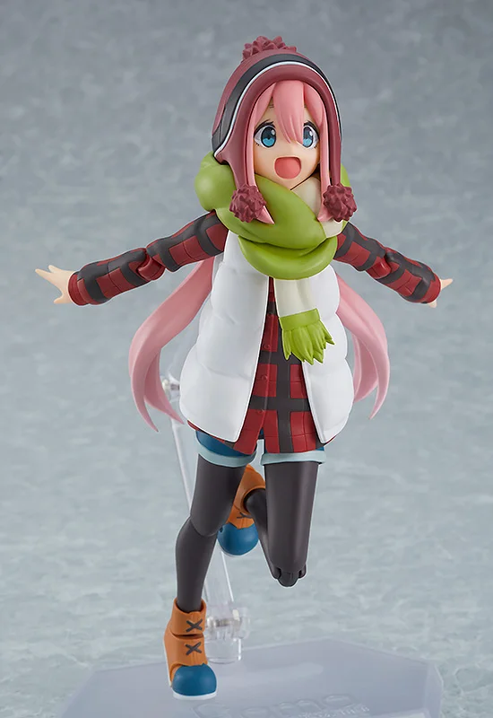 100% Original:Yuru Camp Kakamigahara nadeshiko 13cm figma PVC Action Figure Anime Figure Model Toys Figure Collection Doll Gift