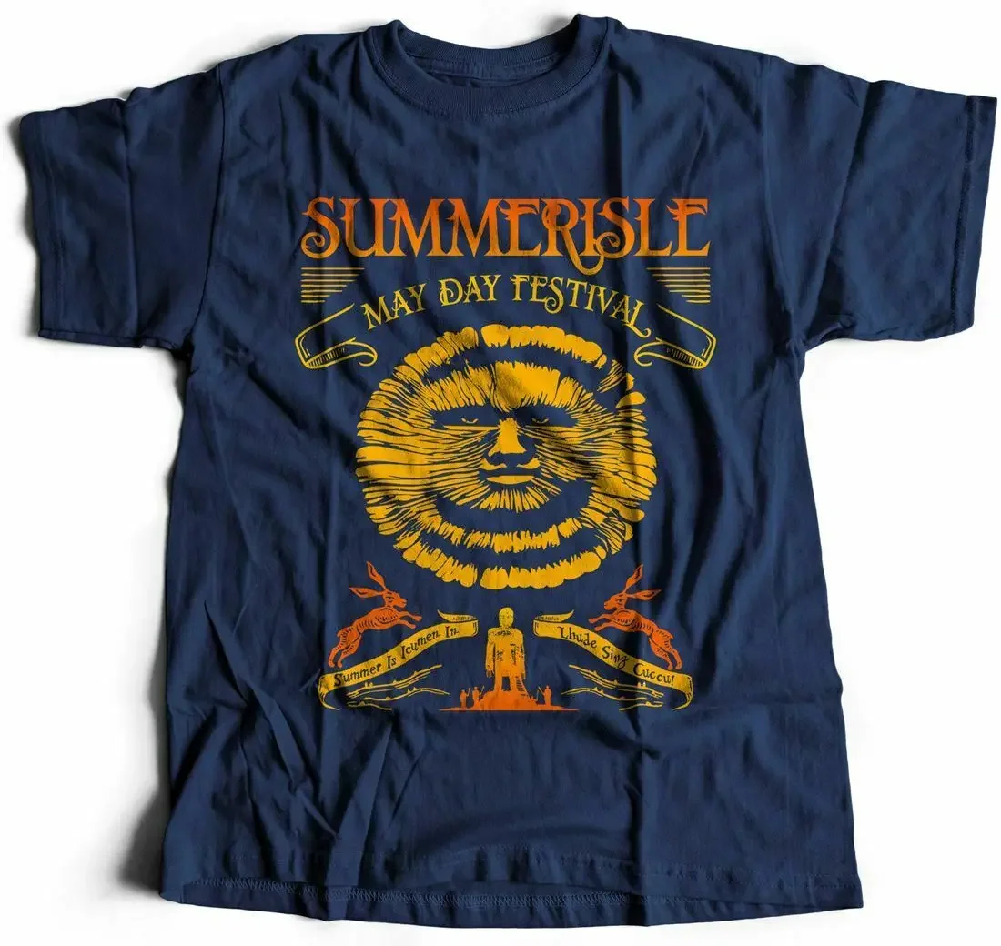 Summerisle Festival Horror T-Shirt Green Man Inn Wicker Basket May Day Lord D236