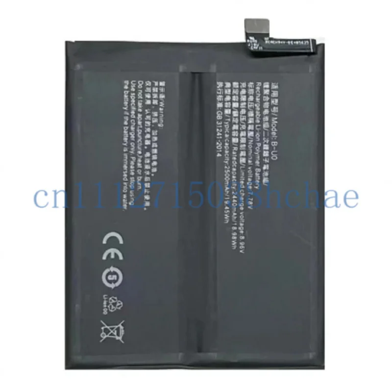 B-U0 Battery For VIVO X Note Repair Part High capacity Capacity Phone Batteries Bateria
