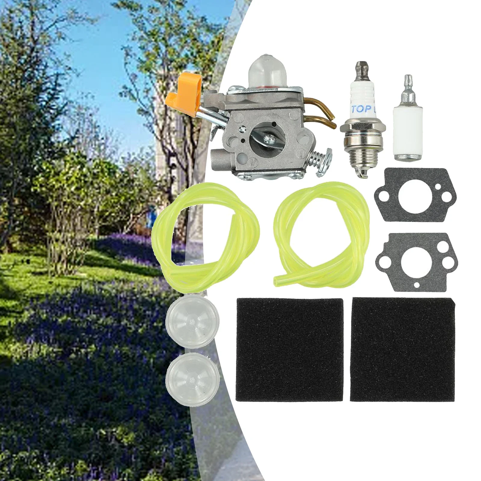 

Practical Carburetor Kit Spare Parts Accessories Air Filter Engine Parts Replacement For RUIXING HR142R-30K-00-08