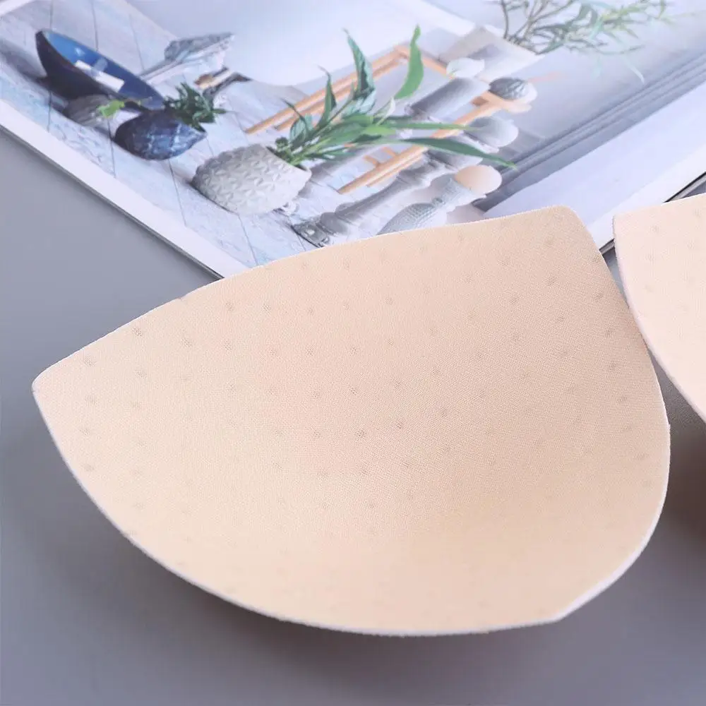 Adjustable Lift Up Bra Triangle Breast Bra Inserts Cups Summer Sponge Bra Pads Thin Chest Pads Inserts Chest Women Chest Cups