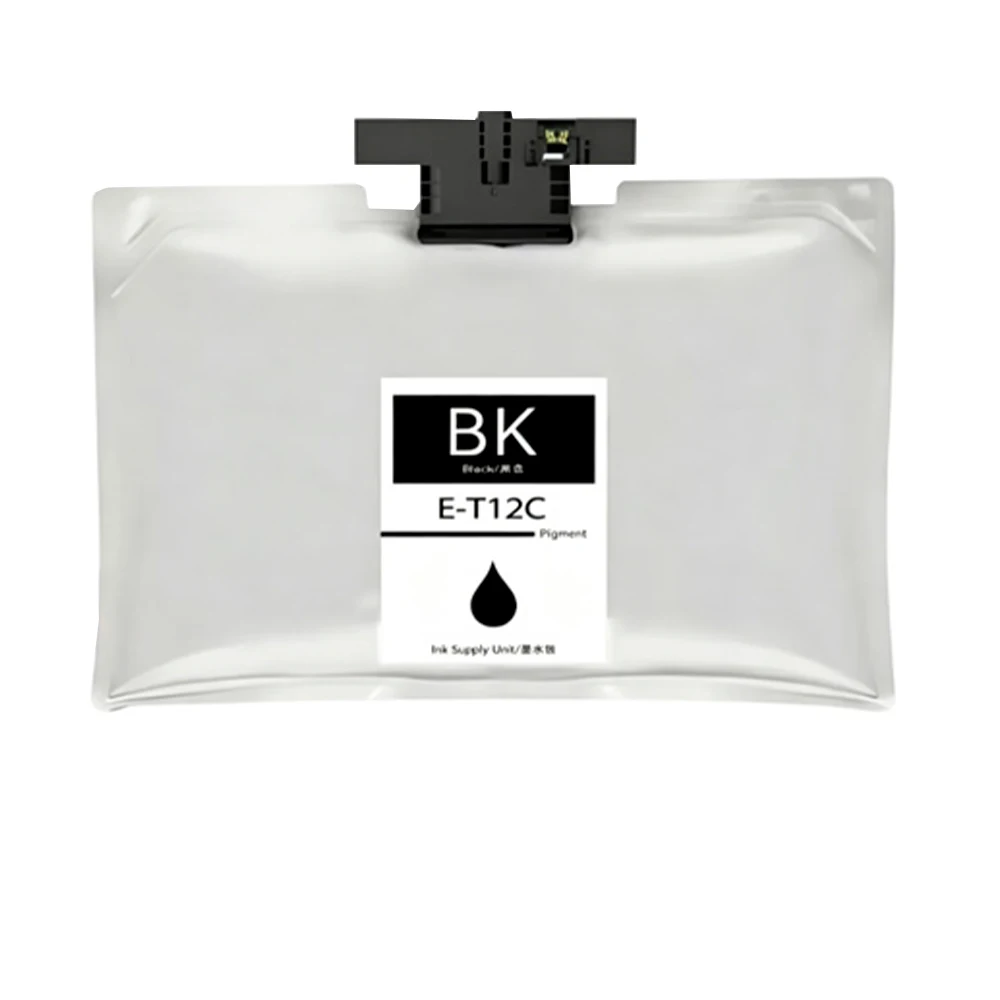 1 Pack T12C C13T12C12A Ink Bag 860ML Ink Cartridge With Pigment Ink BK For Epson WF-M5899 WF-M5399 Asia-Pacific Region