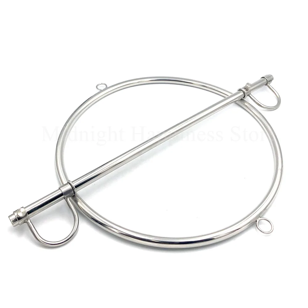 Stainless Steel Turtle Line Lock Buttocks Restraint Device Link Handcuffs 18 Hip Bondage Steel Slave BDSM Sex Toys For Couples