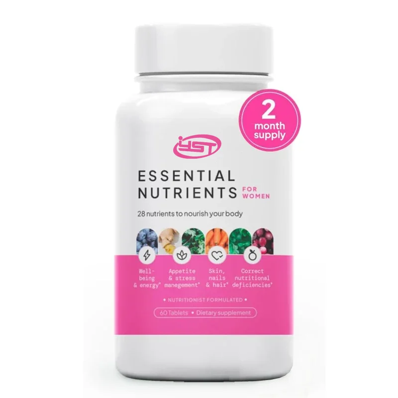 Female vegetarian multivitamins -28 nutrients - enhance energy, skin - female multivitamins, ketones, vegetarian, gluten free