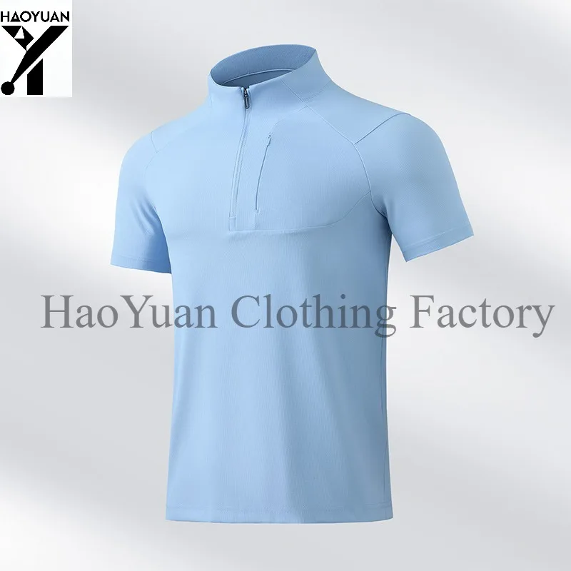Men's Sports T-shirt Ice Silk Casual Outdoor Cycling Running Camping Travel Training Fitness Men's Home Short Sleeved Shirt