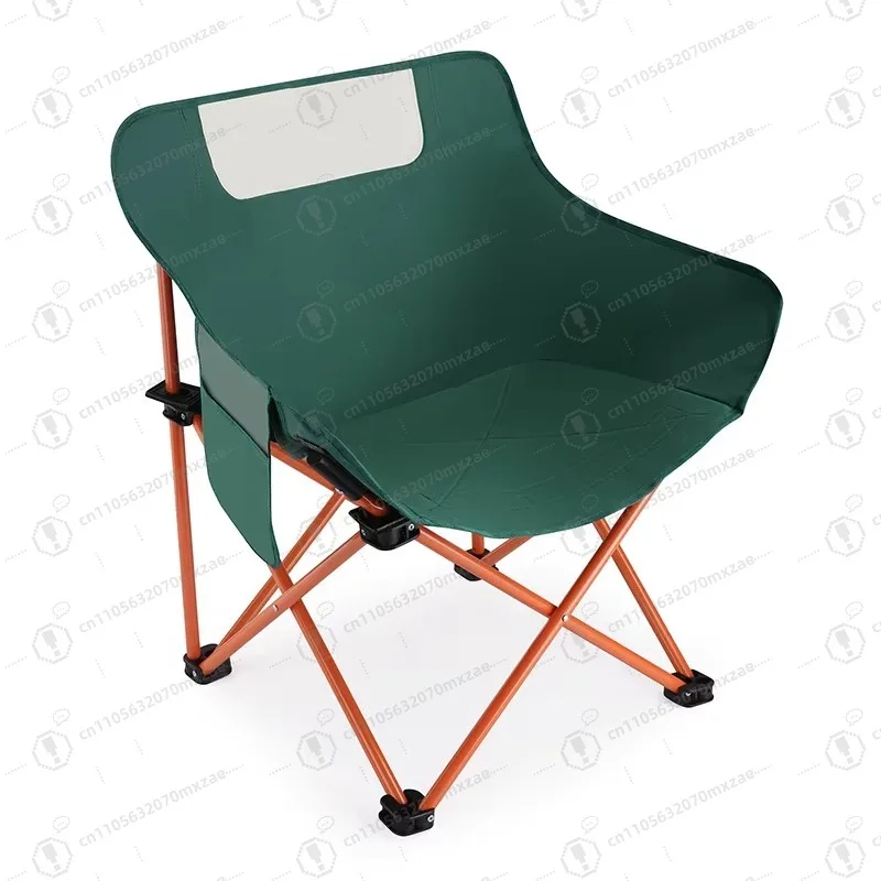 

Portable light iron camping chair with bag and 3-layer cotton pad, a must for hiking, at an ultra-low price