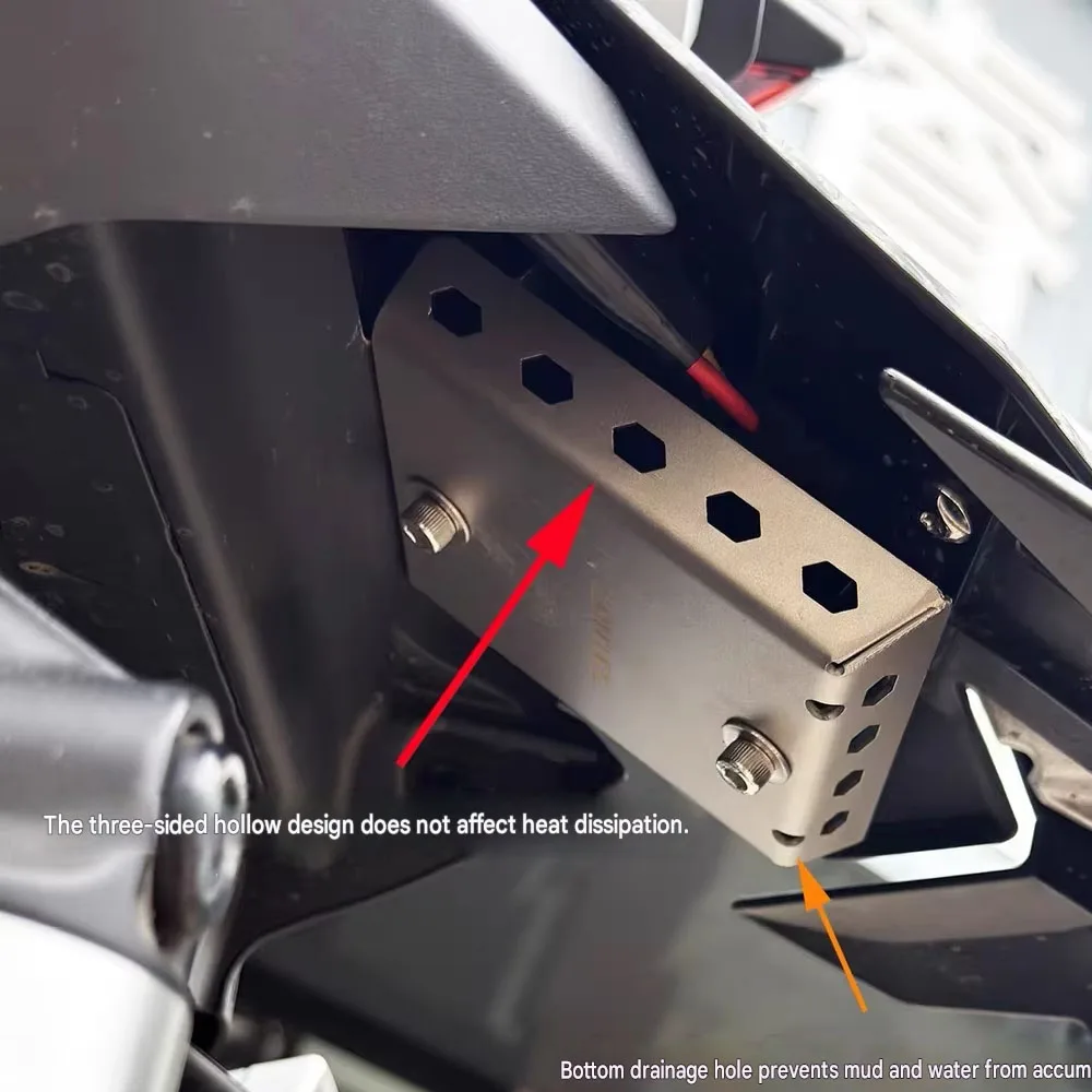 FOR ZONTES 368G Motorcycle Rectifier Protective Cover Rectifier Guard Guard Plate Cover Modification Accessories