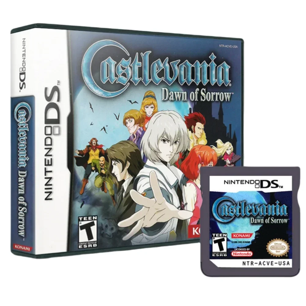 Jeu de cartes NDS Legend of Helpda Castlevania, versione anglaise