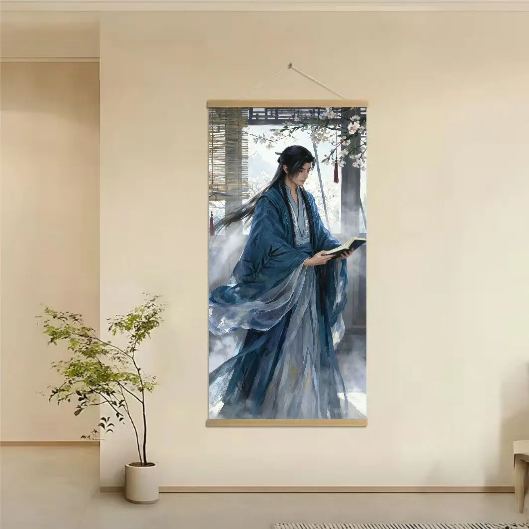 RMJI Han Li HD Anime Poster Wall Art Vertical Scroll Room Decor for Bedroom Dormitory Apartment A Record of a Mortal's Journey