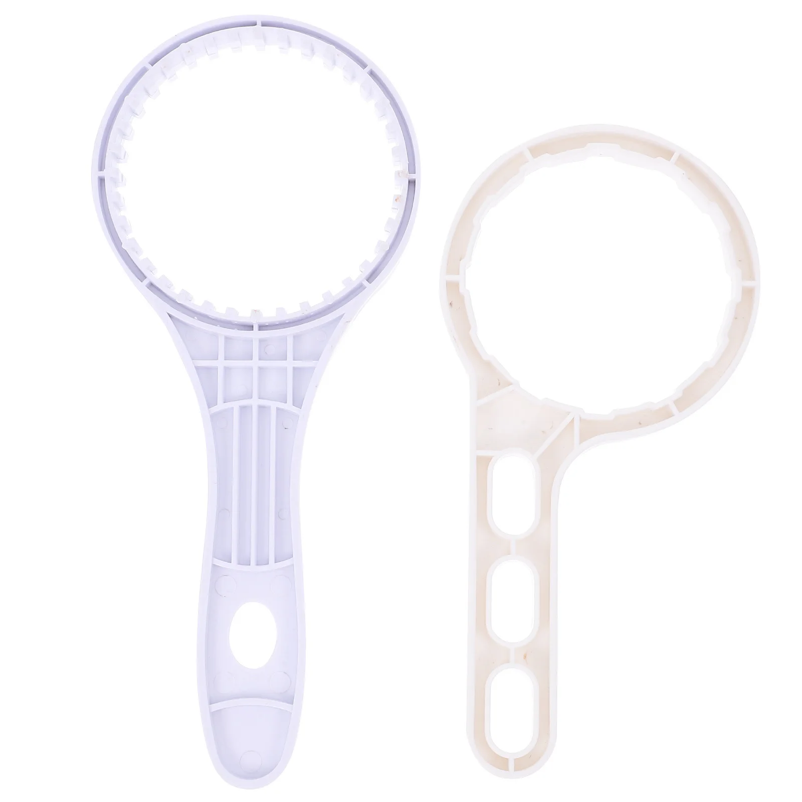 

2pcs Water Filter Wrench Lightweight Plastic Removal Tool For Home Commercial Use Universal Fit Bottle Spanner Plumbing Repair