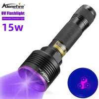 Alonefire SV41 Ultraviolet UV Light 365nm Ultra Violet Torch By 18650 Battery for Detector Pet Skin Detector Stains Marker Check